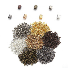 铜圆管手链串珠子定位珠珠帘固定珠铜制定位管diy手工饰品配件