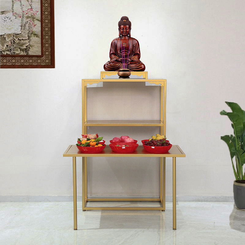 New Style Simple Incense Burner Rack Wall Hanging Wall Punch-free Worship Table Buddha Table Incense Burning Bracket Living Room Home Sacrifice Buddha Niche