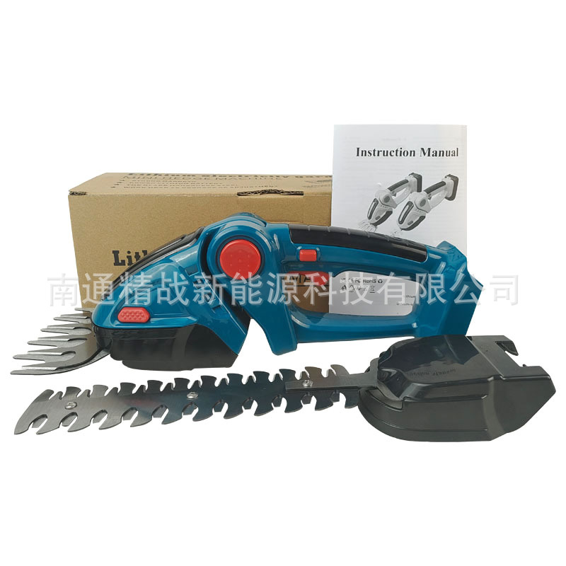 跨境无线篱笆剪充电式修剪绿化带园艺修枝单手电动绿篱机除草机