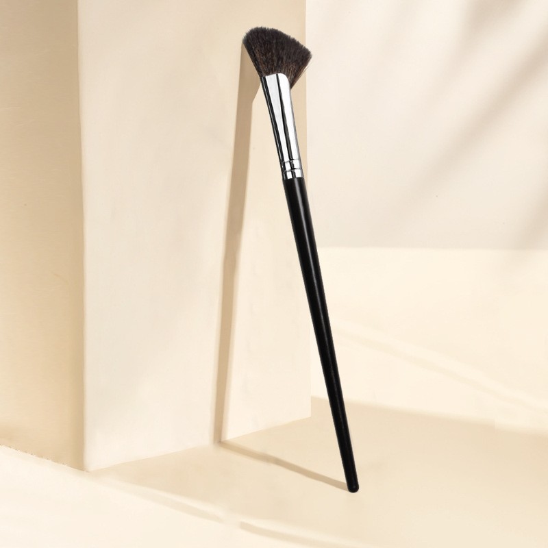Tekli Makyaj Fırçası - Düz Balık Kuyruğu Fondöten Fırçası Pudra Fırçası Eyeliner Fırçası Burun Kontur Fırçası Allık Fırçası Göz Farı Fırçası Kapatıcı Fırçası