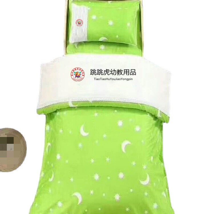 幼稚園用寝具3点セット、綿製子供用お昼寝寝具6点セット、マルチピース掛け布団カバー、掛け布団芯|undefined
