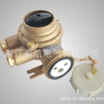 （泰航 电气）铜质船用开关带插座 船用开关插座  CZKH202-3