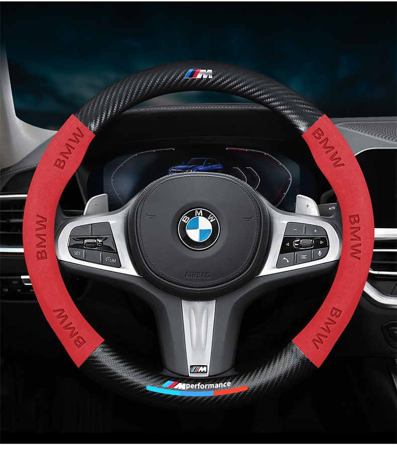 Suitable for BMW steering wheel cover 5 series 3 series 1 series 2 series 4 series 6 series X1X2X3X4X5X6X7 four seasons car