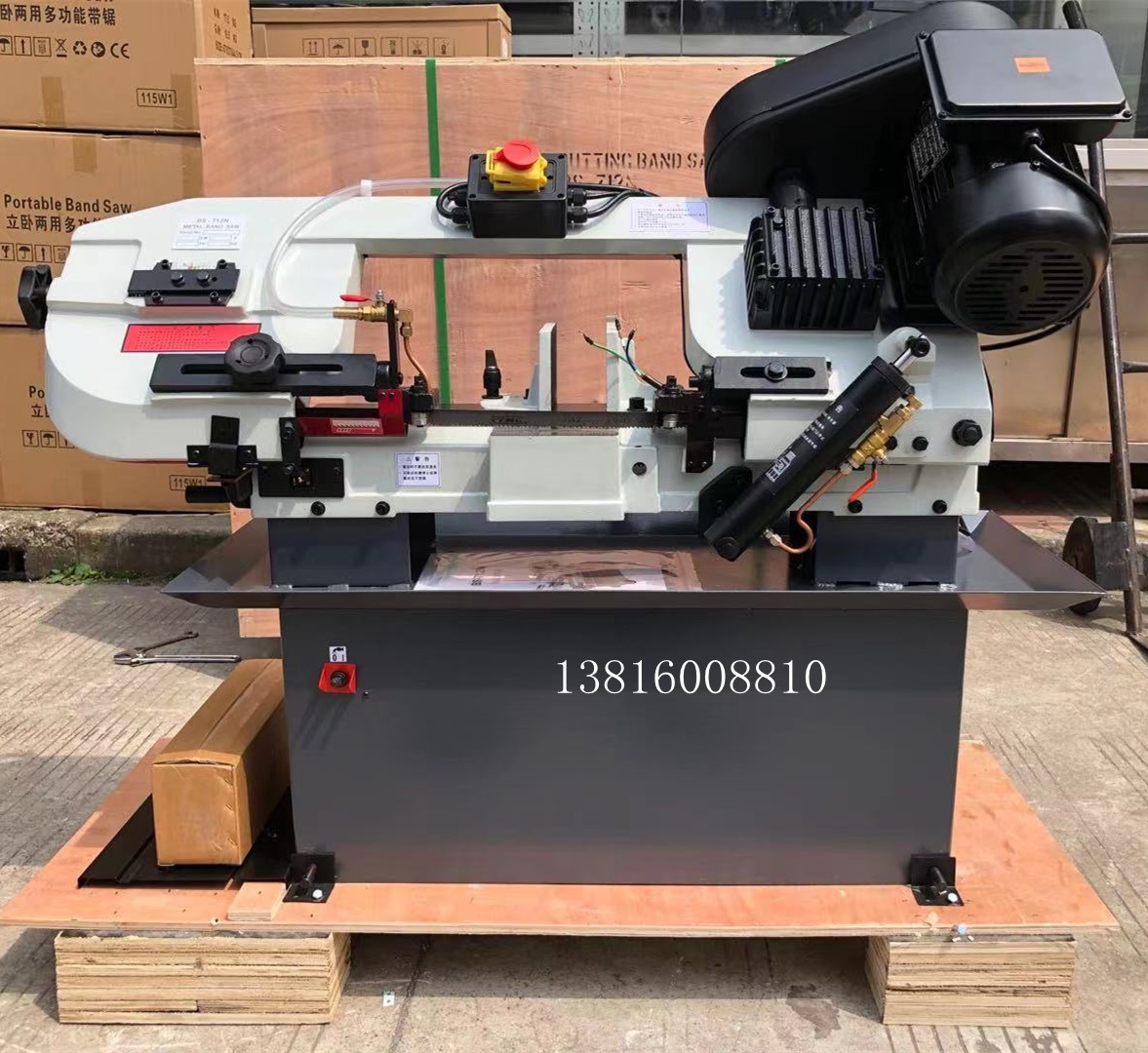 外贸 金属锯床 带锯床不锈钢锯床 金属带锯床  712N 【帅利机械】