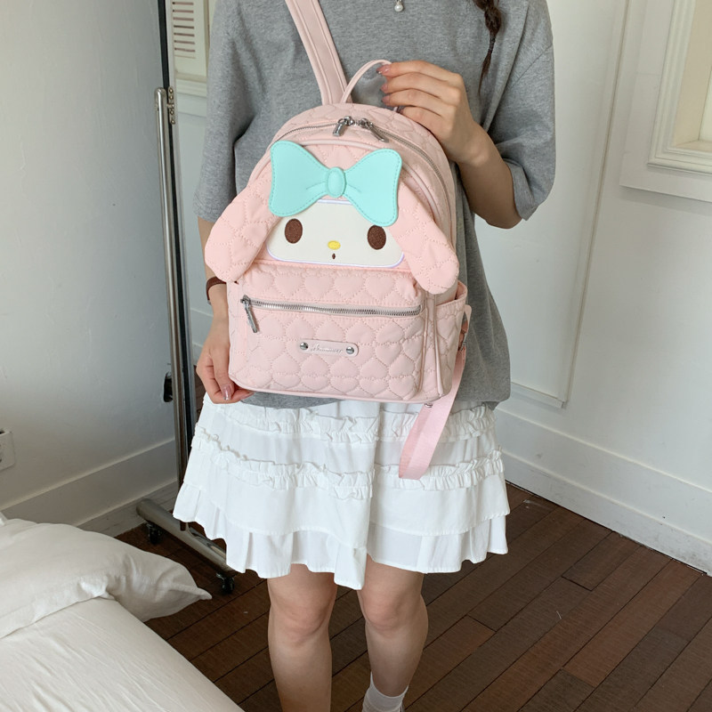 Verano dibujos animados nueva mochila diaria mochila de gran capacidad dulce 2026 arco adorable estudiante