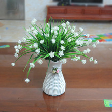 仿真花束花瓶插花套装客厅摆设塑料假花绿植装饰家居室内盆栽摆件