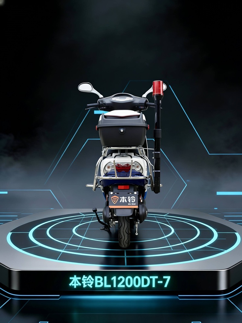 72v Electric Two-wheeled Patrol Car 2-wheeled Security Patrol Electric Motorcycle (72v Ruijie Extension)