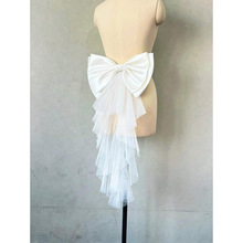 U 50865 Satin Tulle Bow Waist Ornament ������ɴ����������