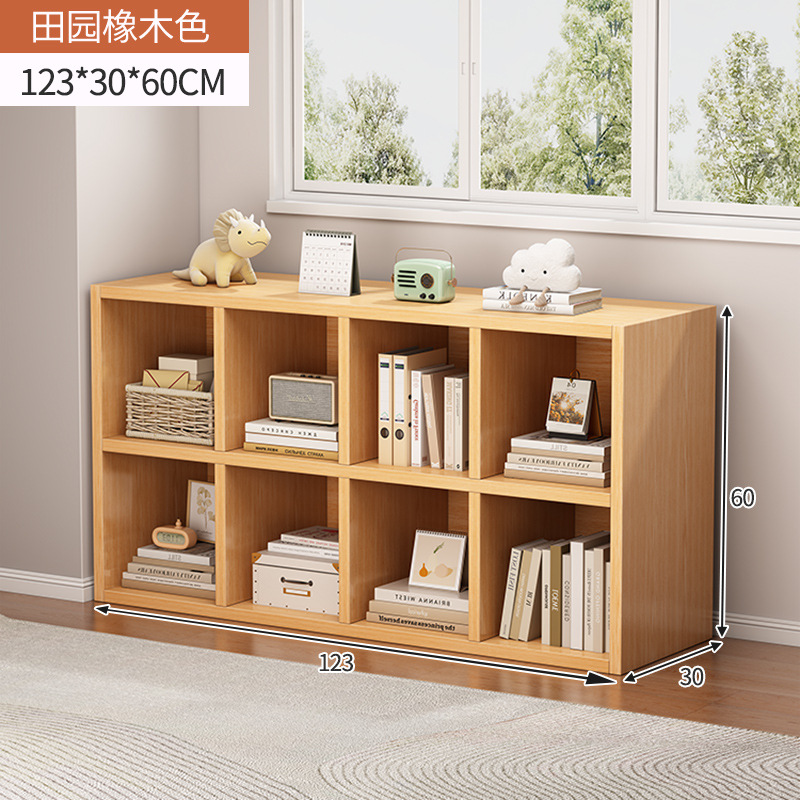 Gabinete de celosía para niños Gabinete de piso Gabinete de almacenamiento combinado Estante de estudiantes Estante contra la pared Gabinete bajo Armario de sala de estar