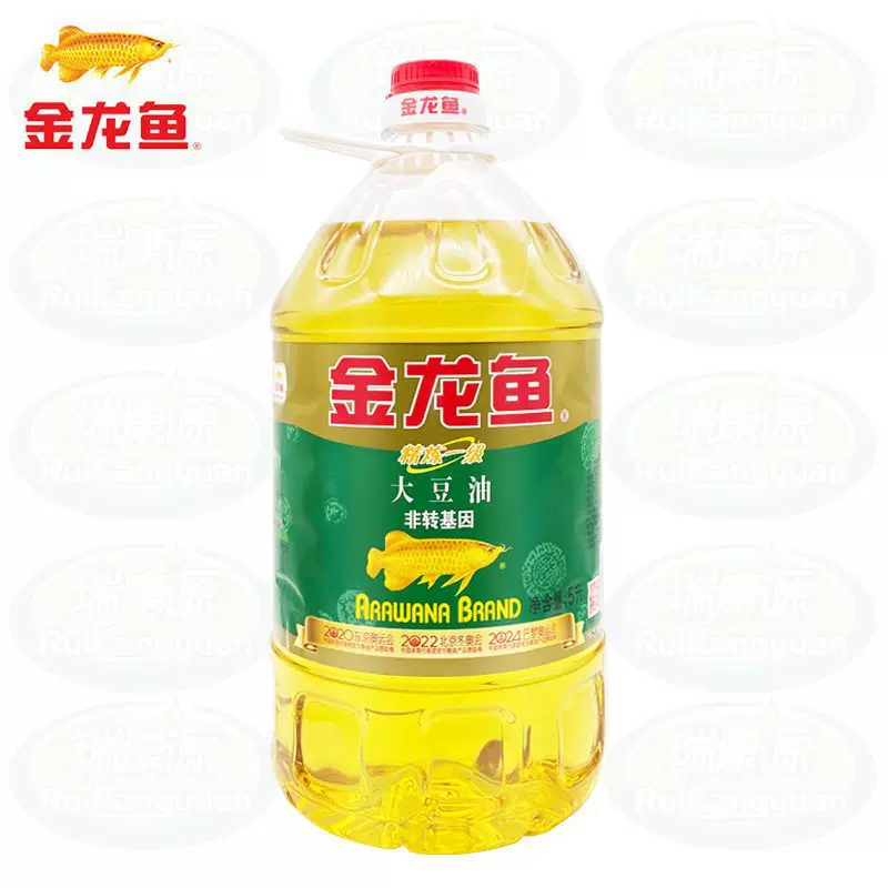 金龙鱼精炼大豆油5L烘焙蛋糕植物食用油包邮家用桶装