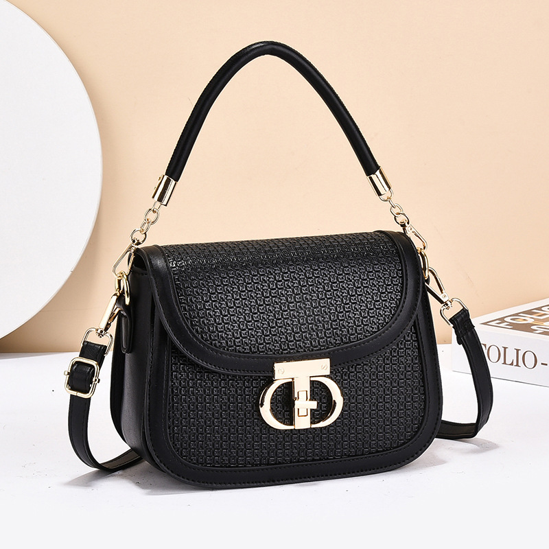 Exquisita bolso de color contrastante 2025, primavera y verano, nuevo bolso de moda, bolso retro, bolsos de hombro de mujer