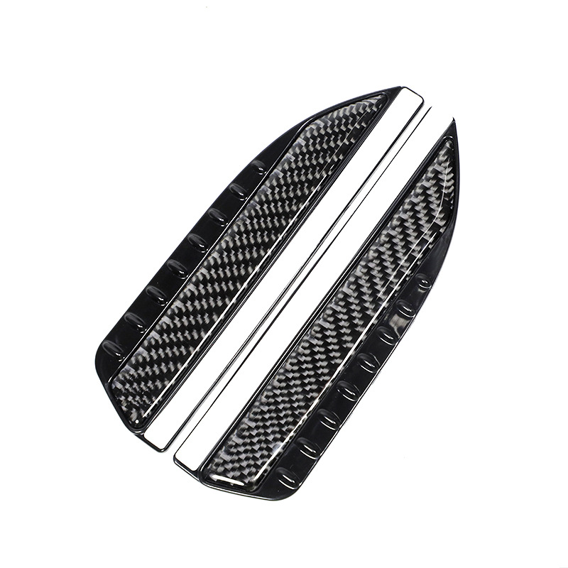 Fibra de carbono del coche espejo retrovisor impermeable lluvia ceja pegatinas personalidad reflector espejo retrovisor protector de la lluvia suministros de decoración del coche