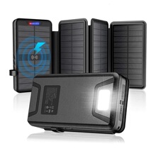 �羳UL�۵���Я̫���ܳ�籦Solar Charger 38800mAh Power Bank