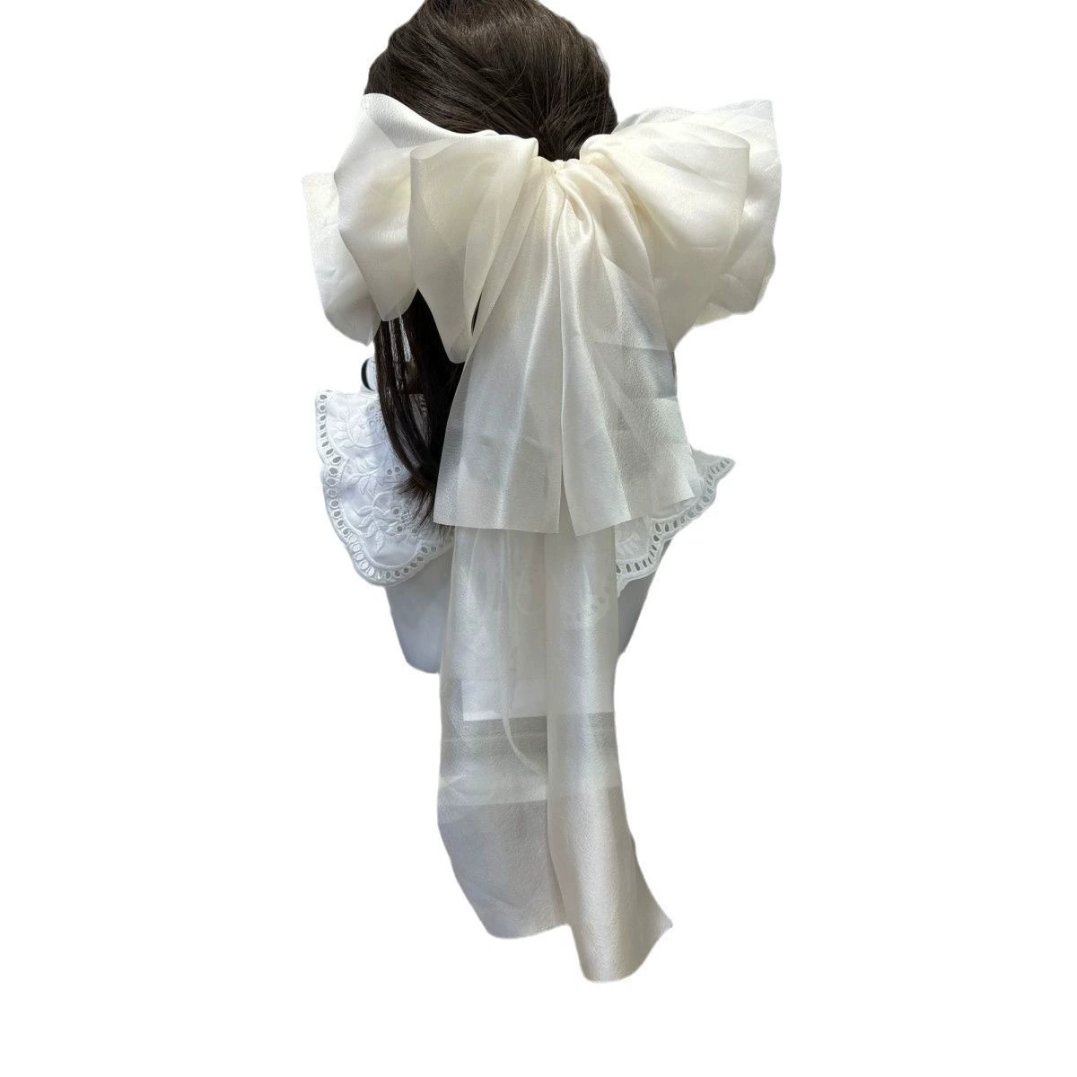 Big cute hairgrip with bow for princess, atmospheric hairpin, hair accessory, high-quality style