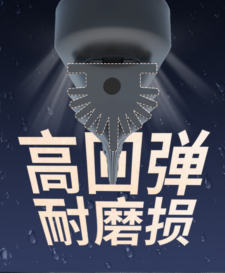 Compatible with Hongqi wipers HSHs5/HS7, Hongqi H9HS3EQM5 special wiper blades, frameless silent rubber strips