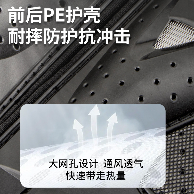 Fábrica al por mayor de niños equilibrio coche ciclismo ropa armadura ropa off-road motocicleta protección del pecho armadura chaleco resistente a la caída traje