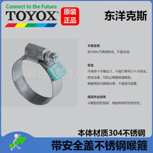 Original imported TOYOX 304 stainless steel throat band in stock straight hair
