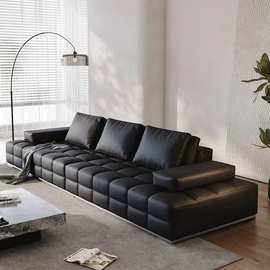 劳伦斯直排极简沙发新款别墅客厅沙发设计师大平层客厅组合大沙发