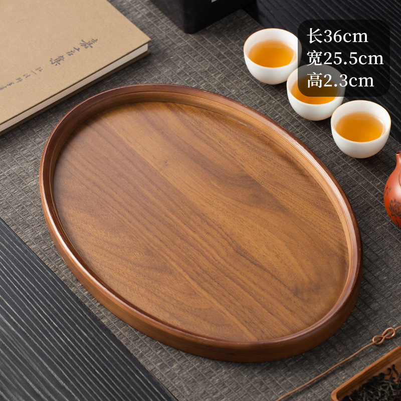 Walnut oval medium size 36*25*2.3