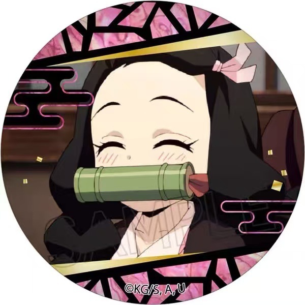 正版现货 鬼灭之刃 螺钿风系列 徽章吧唧周边日谷 时透无一郎谷子|undefined