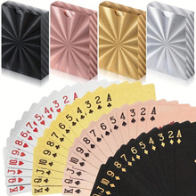 R 93975 Gold Foil Waterproof Black Gold Poker �𲭷�ˮ�ڽ���