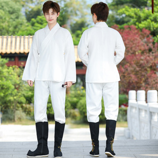 Chinese clothing men's and women's base white Chinese clothing non-ancient lining leggings antique students spring and autumn thin winter thick