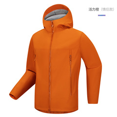 轻奢情侣款软壳冲锋衣御寒外套保暖软壳衣升级单冲防风防水冲锋衣