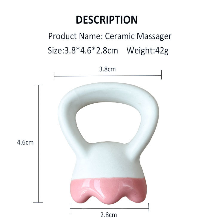 セラミックスクレーピングフェイスボディマッサージ美容ボード経絡ブラシ腱スティックセラミックスクレーピングボア