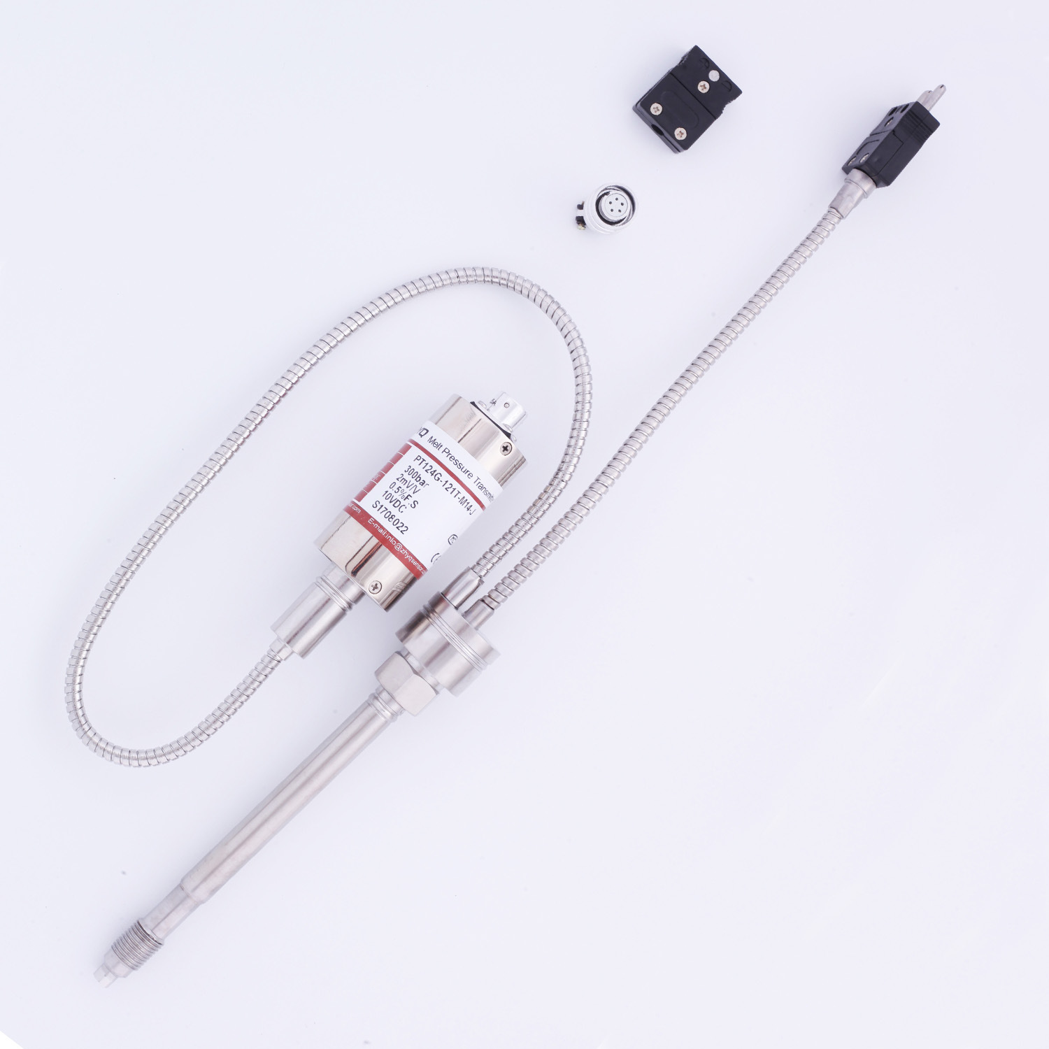 高温熔体压力传感器 塑料橡胶化纤设备挤出机 温压一体压力变送器