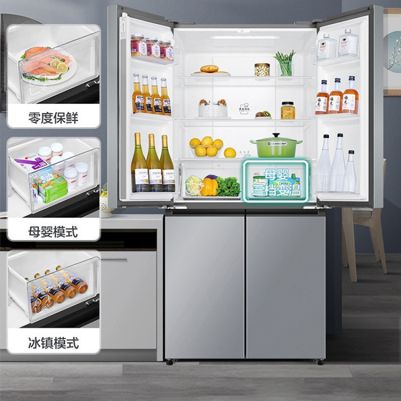 ハイアール/Haier 476リットル 4ドア 超薄型 埋め込み型 ファーストクラス デュアル周波数変換 空冷 霜がつかない 家庭用冷蔵庫|undefined