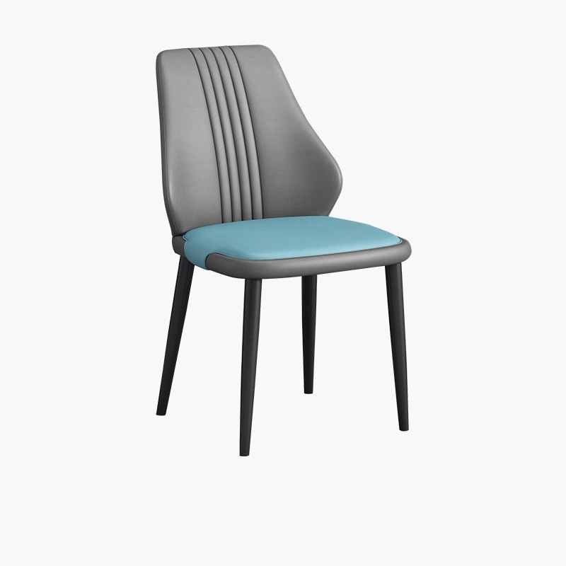 Luz de lujo comedor silla mesa de comedor silla moderna simple ocio respaldo suave bolsa de café silla Hotel negociación silla