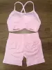 Fuchsia bra, set