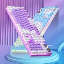 K500键盘鼠标套装 轻音有线电脑游戏办公机械手感电竞外设专用键