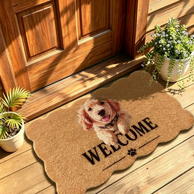 for entryway, dirt-scraping mat | Avtomobil döşəmə paspasları - wave-puppy-4060cm