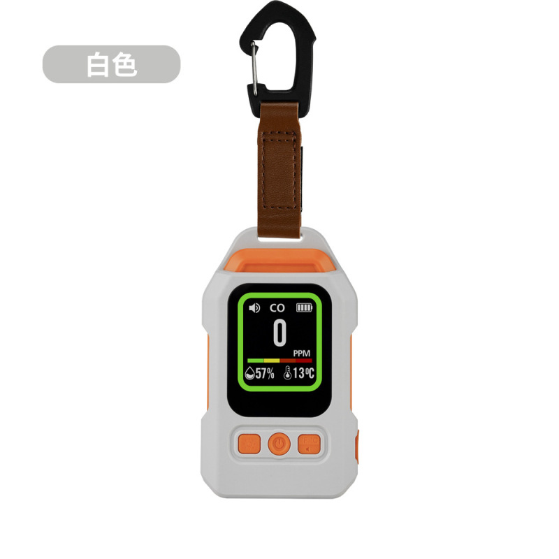 气体检测仪跨境磁吸便携一氧二氧化碳温湿度监测浓度照明报警器|undefined
