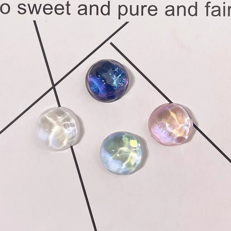 グリッターウォーターリップルアクセサリー diy 樹脂アクセサリー手作り素材下駄アクセサリー靴花靴バックル|undefined