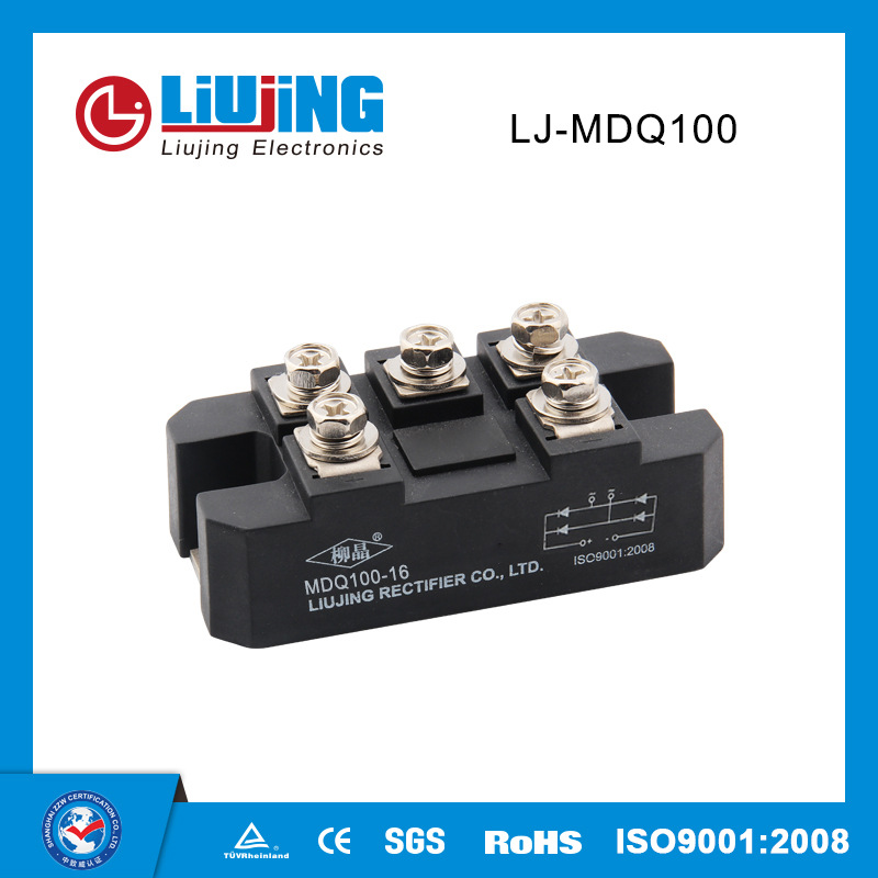 柳晶开关电源输入整流配件单相整桥模块 MDQ100A1600V 整流桥模块