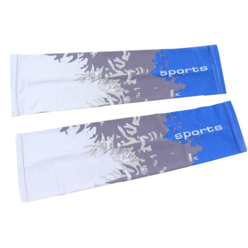 Summer Sun Protection Ice Sleeves Outdoor Cycling Meteor Sleeves Men's and Women's Arm Guards Uv Ice Silk Sleeves Arm Sleeves Wholesale