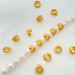 �24k��ɫС�߸�������h���ʯ���͸�Ƭ�ֹ�DIY����P��ֱ��