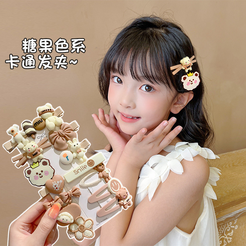 Clip de verano Corea del Sur lindo traje roto horquilla Accesorios para el cabello para niños