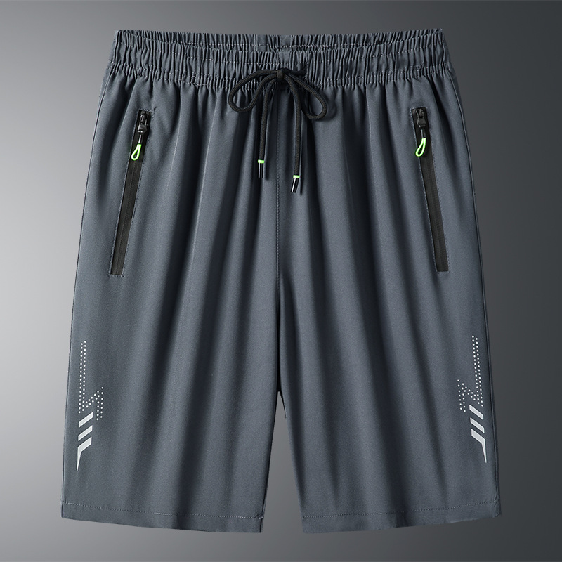 Men's solid color sports quick dry summer thin breathable shorts