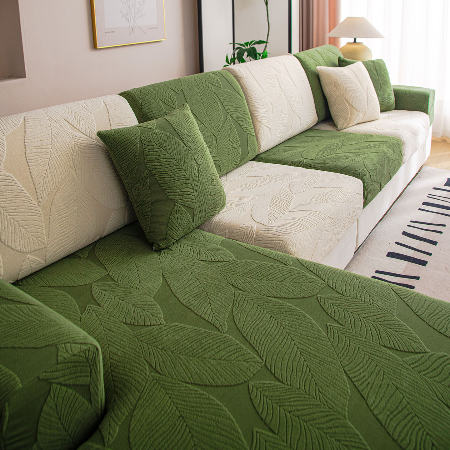 Fresh and Simple Jacquard Velvet Sofa Cover Universal Set 2026 New Model All-Season Waterproof Cover Cushion Cross-Border