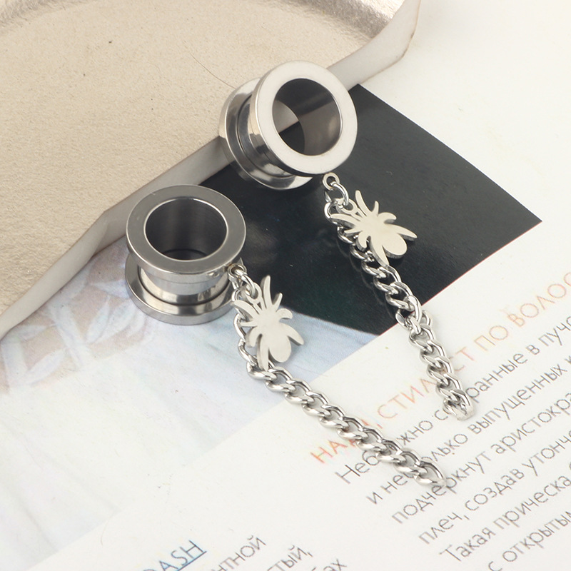 Labret piercing jewelry detail image