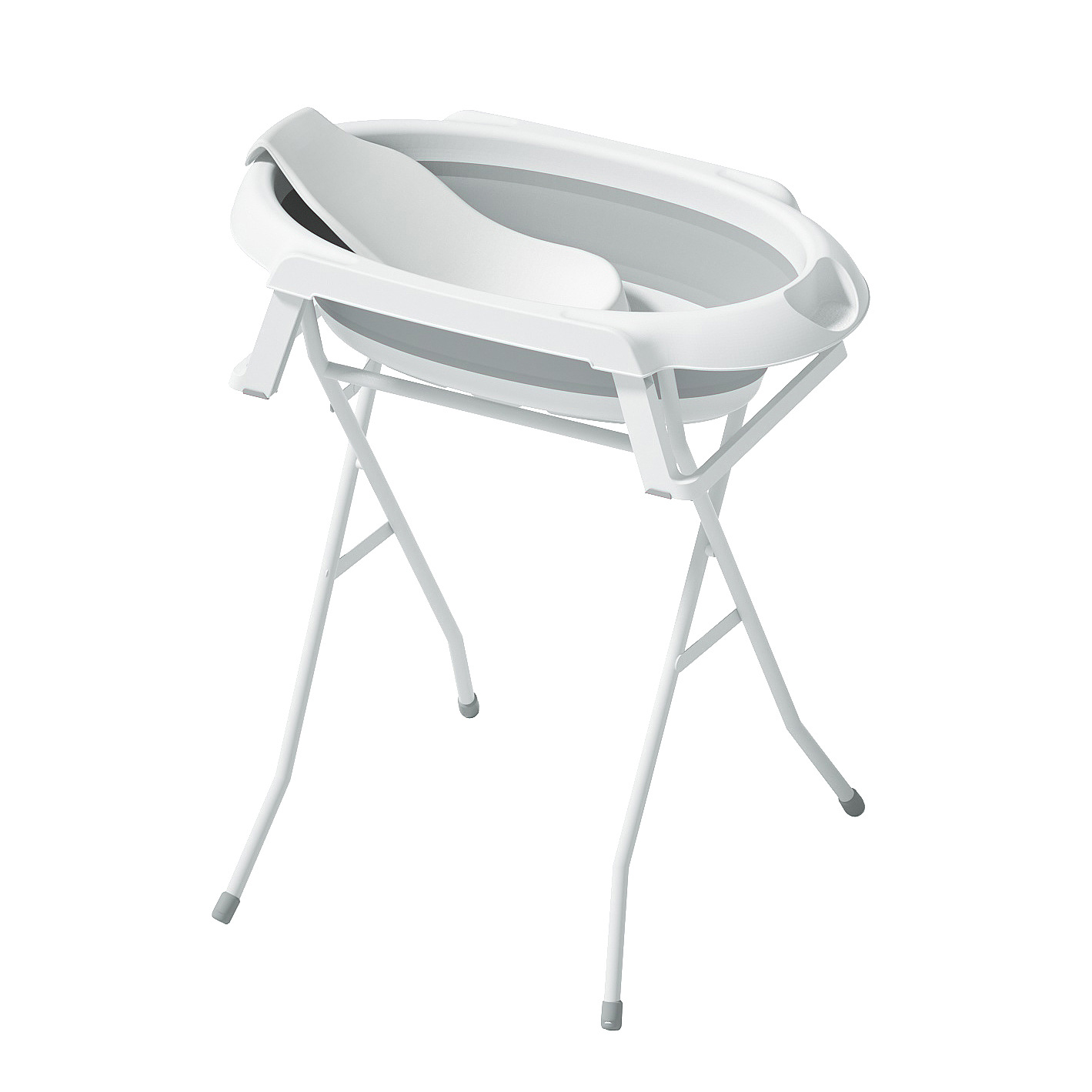 Bañera para bebés, bañera para bebés plegable, soporte alto, mesa de cuidado del recién nacido, mesa de contacto para lavar el trasero y cambiar el pañal