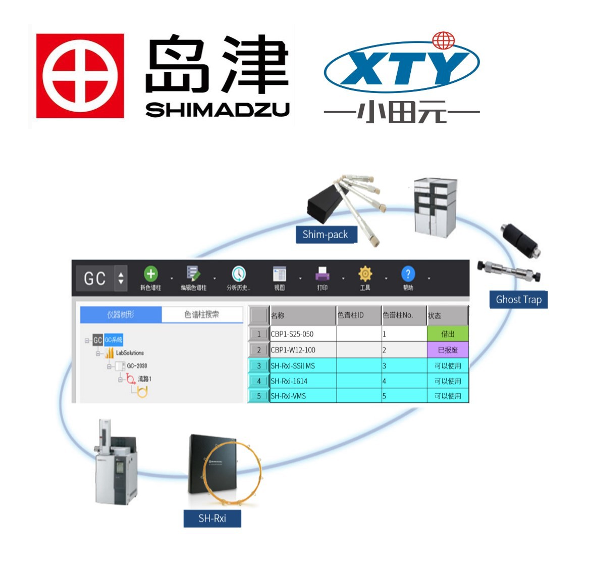 岛津耗材包-工作站