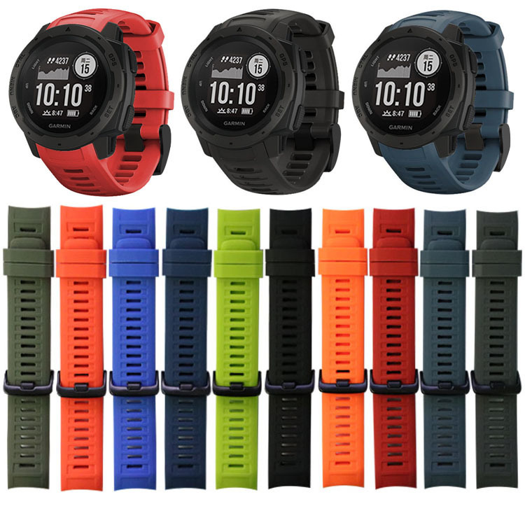 Suitable for Garmin Instinct Strap Instinct Watch Strap Sports Silicone Strap Quick Release Watch Strap