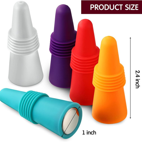 Direct supply silicone red wine stopper wine stopper sealing stopper wine stopper preservation stopper beverage bottle stopper
