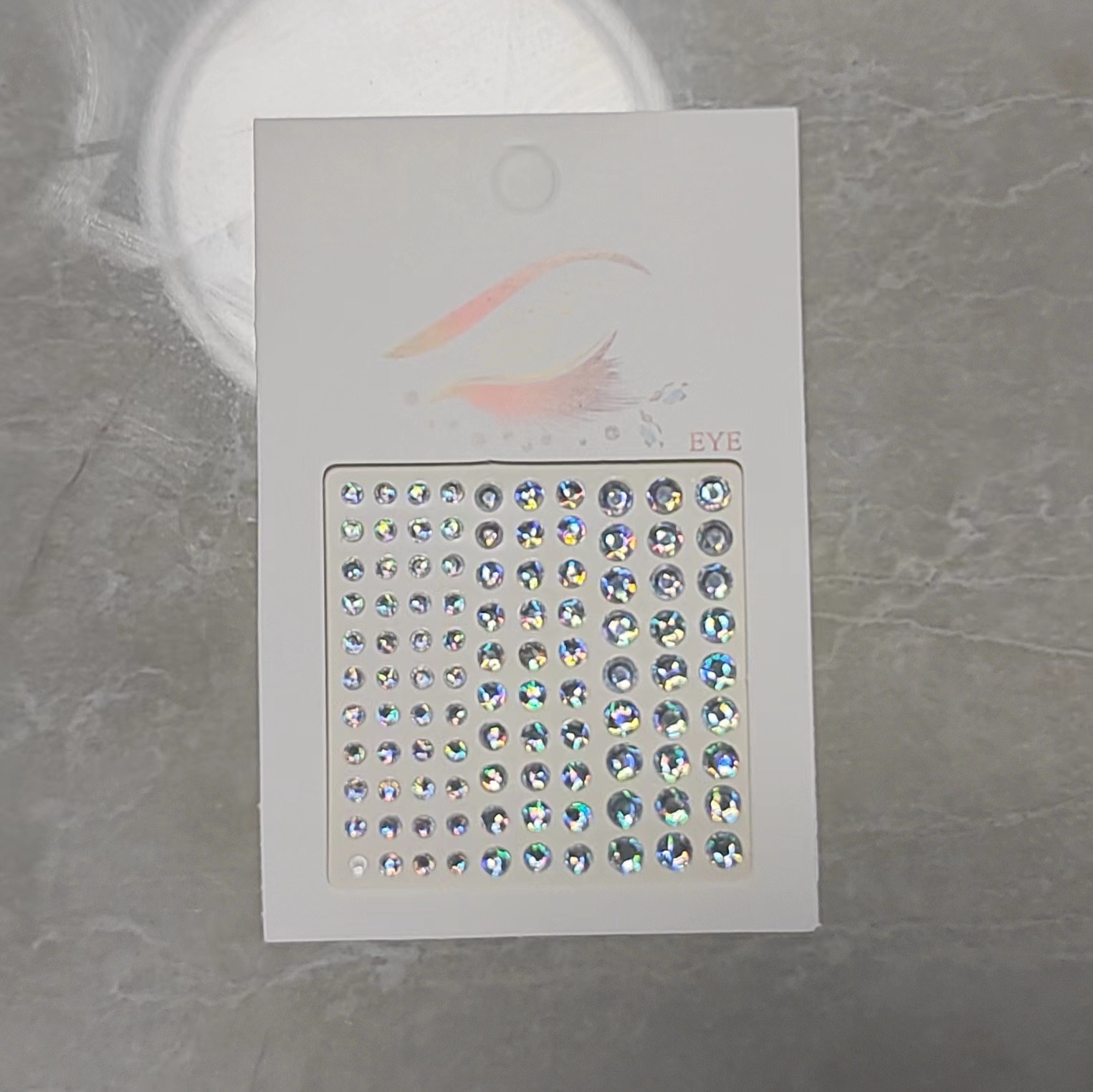 작은 화이트 카드 #1 화이트 드릴