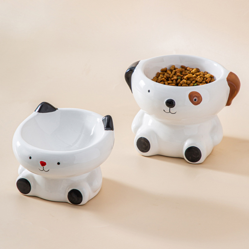 Procesamiento personalizado de cerámica para mascotas, cuenco para gatos, cuenco para gatos, cuello para gatos, comida para mascotas