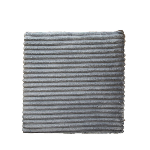 Cushion Cover 40*40cm Floor Sofa Cushion Office Beauty Seat Cushion Cross-border Drawstring Fleece Square Cushion